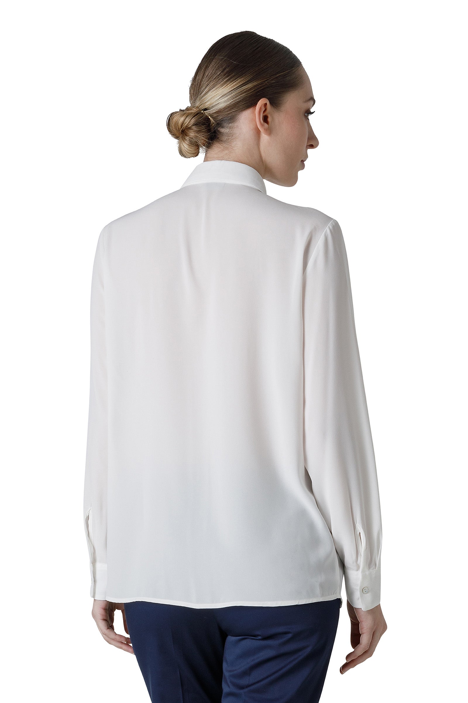 (image for) CAMICIA IN TESSUTO CREPE GEORGETTE F0816111-0480 Camicie Outlet Donna